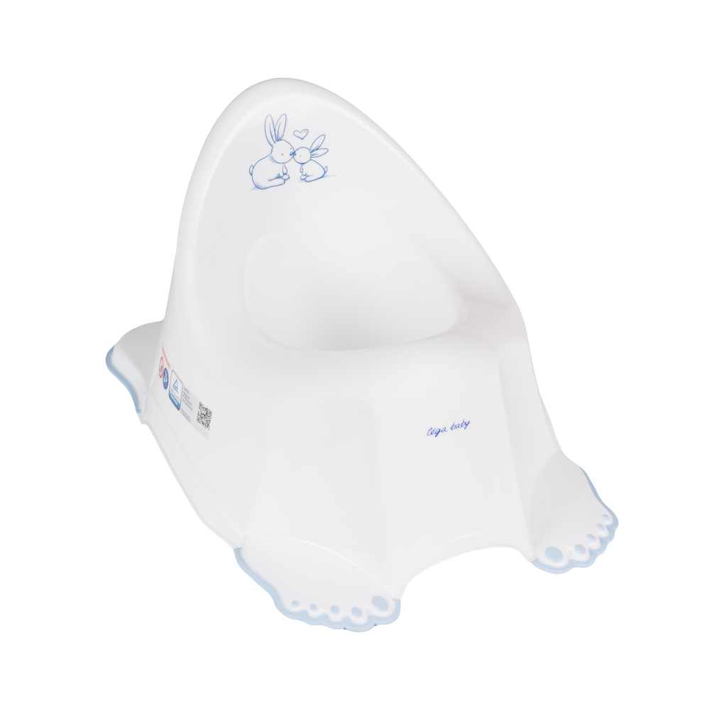 

Горшок Tega Little Bunnies KR-001 нескользящий 103 white. 33338
