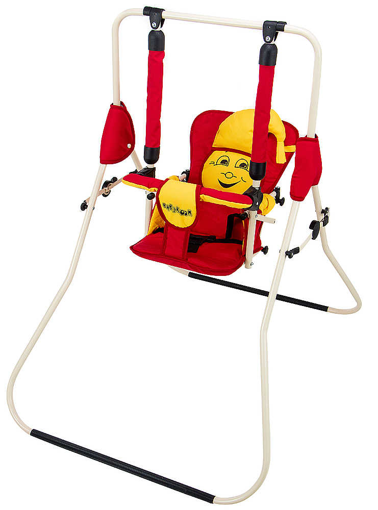 

Качель детская домашняя напольная Babyroom Casper красный-желтый. 30934