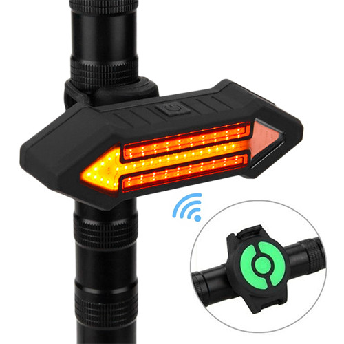 

Фонарь велосипедный Lux X4 "STOP" с указанием поворотов (красный+желтый), ЗУ micro USB, встр. аккум.. 32443