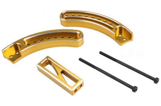 

Team Magic E6 The Fifth Wheel Mutiangle Adjusting Mount Gold. 30679