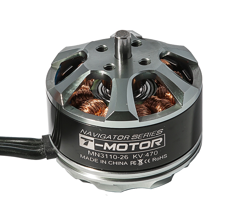 

Мотор T-Motor MN3110-26 KV470 3-6S 330W для мультикоптеров. 30193