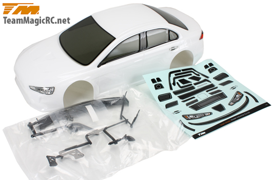 

Team Magic E4D EVX Pre-painted Body Shell White. 30616