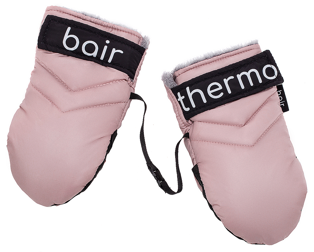 

Рукавицы для коляски Bair Thermo Mittens розовый пудра. 34669