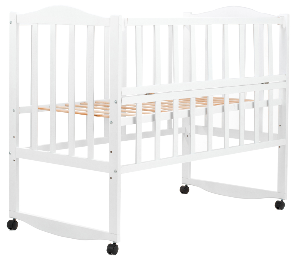 

Детская кровать Babyroom Зайчонок ZL101 откидной бок белая. 31006