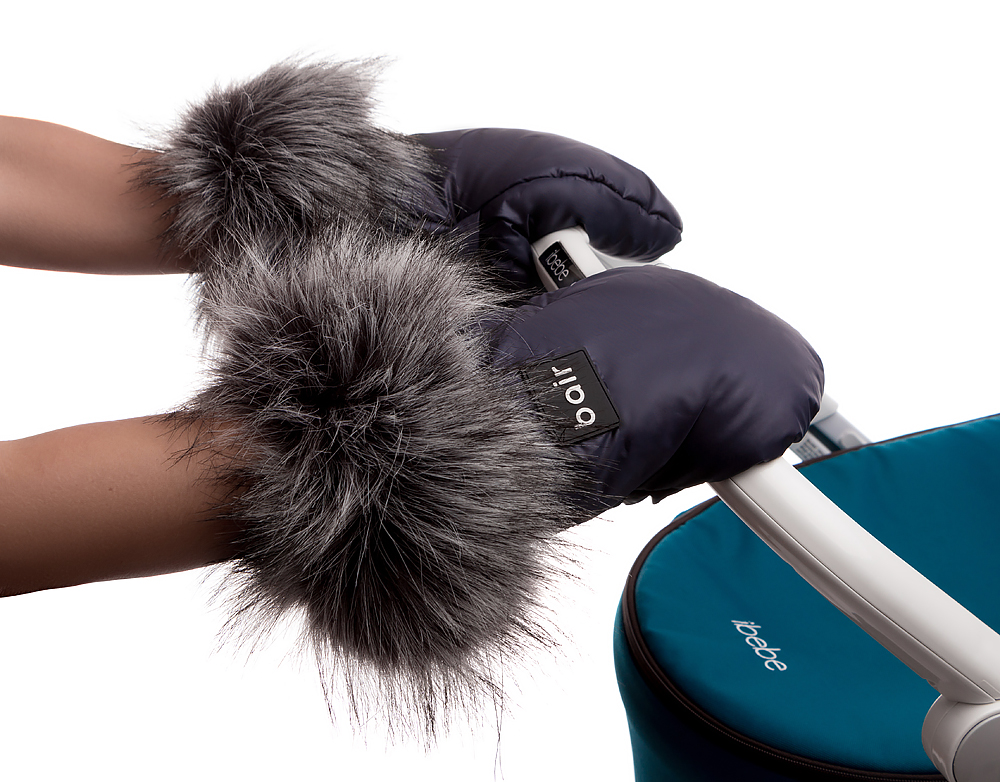 

Рукавицы для коляски Bair Northmuff темно-синий. 34663