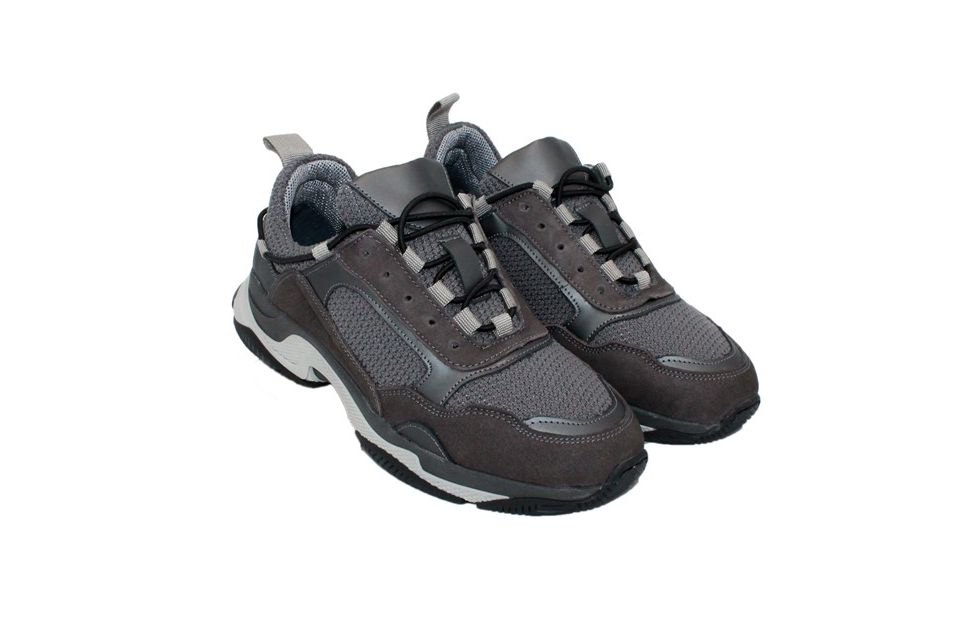 

Кроссовки Sandalik 37(р) серого цвета кожаные (95-22)