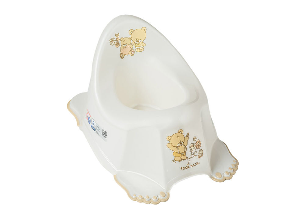 

Горшок Tega Teddy Bear MS-013 нескользящий 118 white pearl. 33353