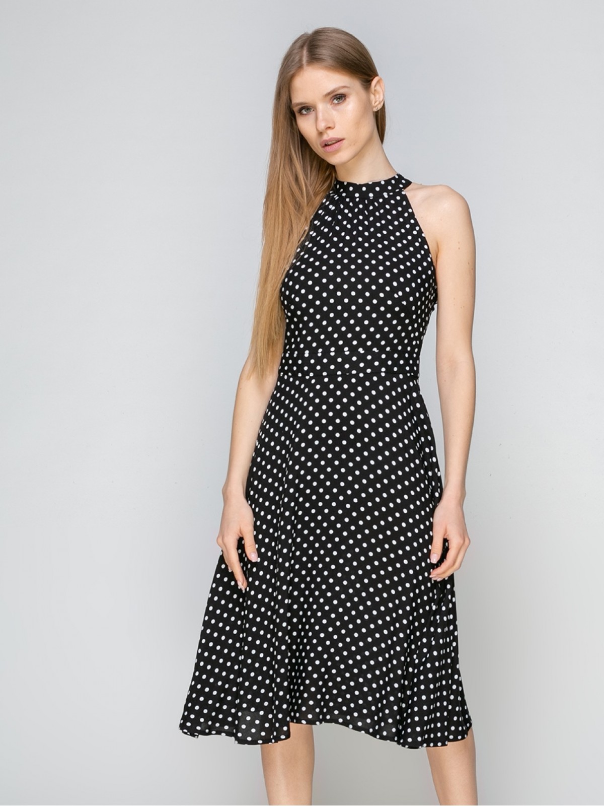 

Платье Karseka 012646 XS Черное в горох