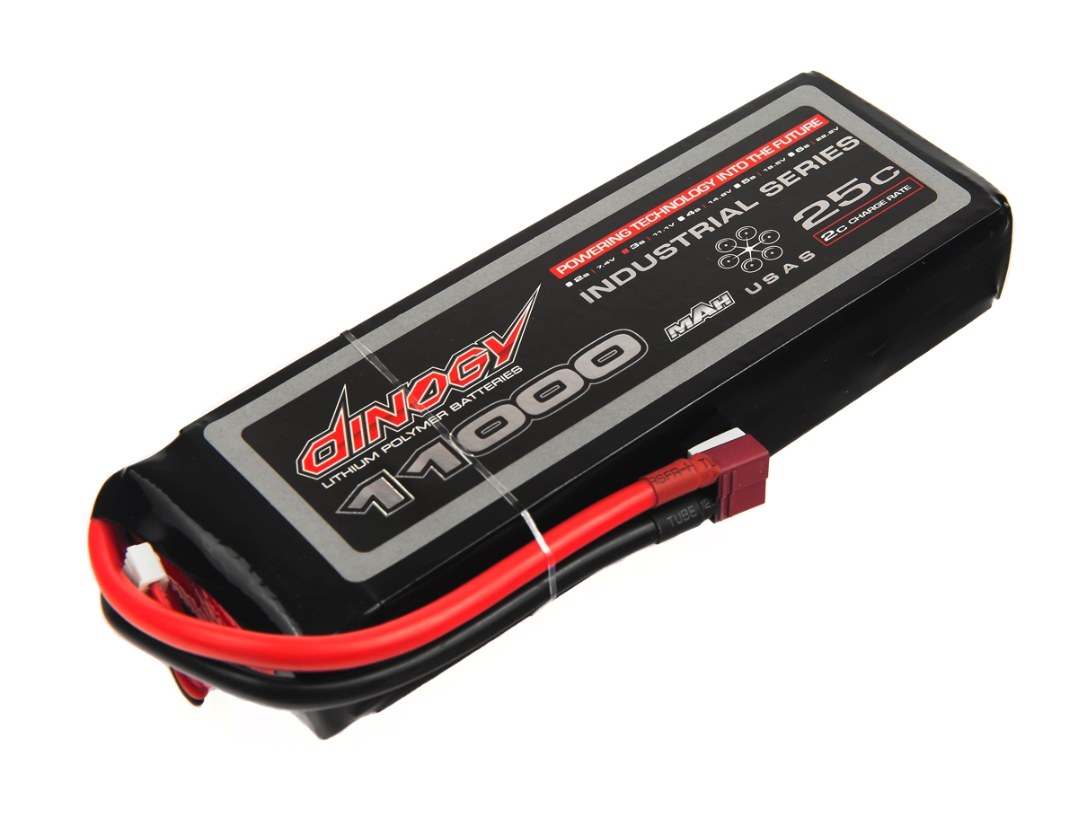 

Аккумулятор полимерно-литиевый Dinogy Li-Pol 11000mAh 11.1V 3S 25C 30x61x178мм T-Plug 29758