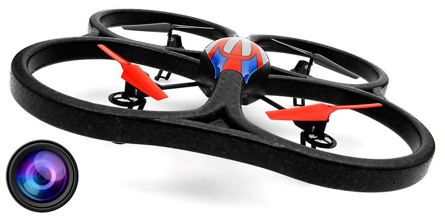 

Квадрокоптер с камерой на радиоуправлении WL Toys V333 Cyclone 2 29954