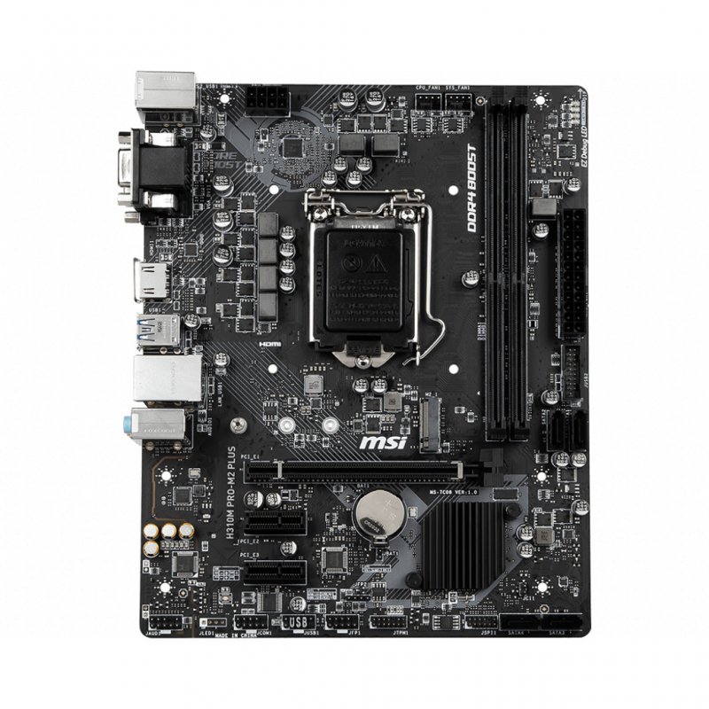 

Материнская плата MSI H310M PRO-M2 PLUS (H310M PRO-M2 PLUS)