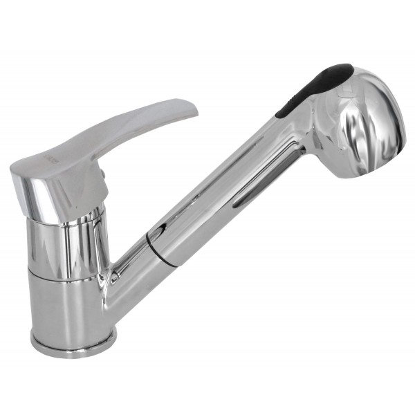 

Смеситель кухонный Globus Lux QUEENSLAND GLQU-0107 с вытяжным носом