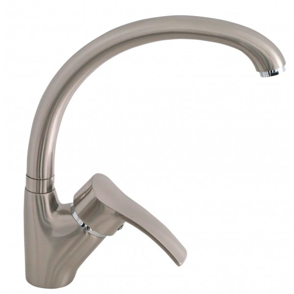 

Смеситель кухонный Globus Lux QUEENSLAND GLQU-0103S-BIG ST STEEL НЕРЖАВЕЙКА