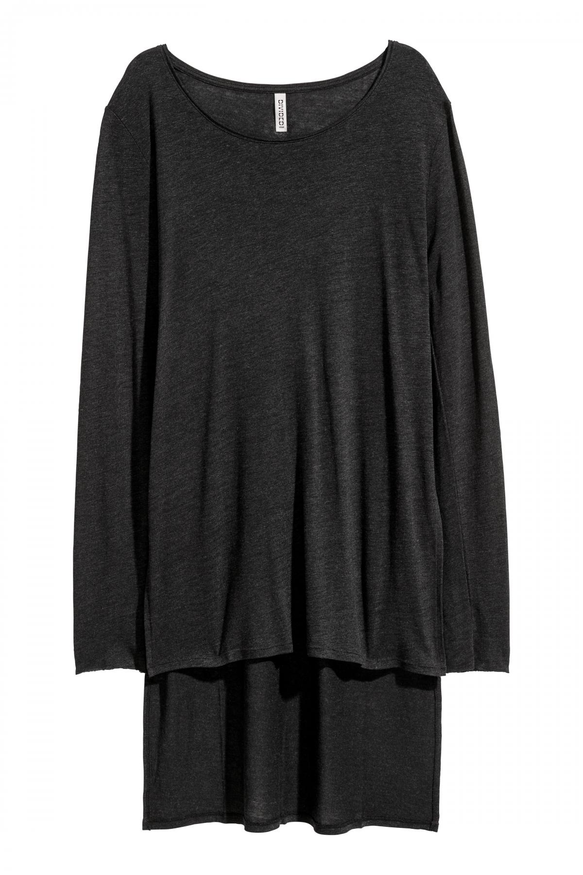

Длинный топ H&M  Черный, Длинный топ H&M s Черный