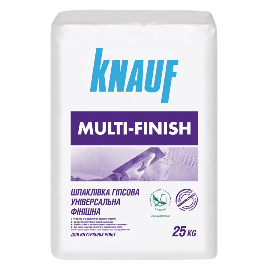Шпатлевка универсальная финишная Knauf Multi-Finish 25 кг – низкие цены ...
