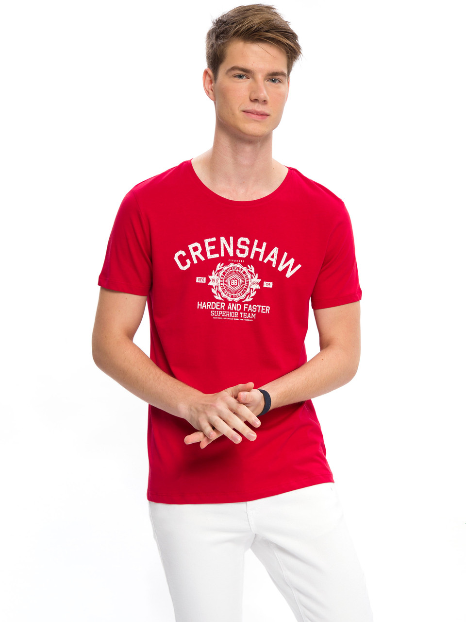 

Футболка LC Waikiki  Красная (LCW T-shirt -1374-1, Футболка LC Waikiki M Красная (LCW T-shirt -1374-1)