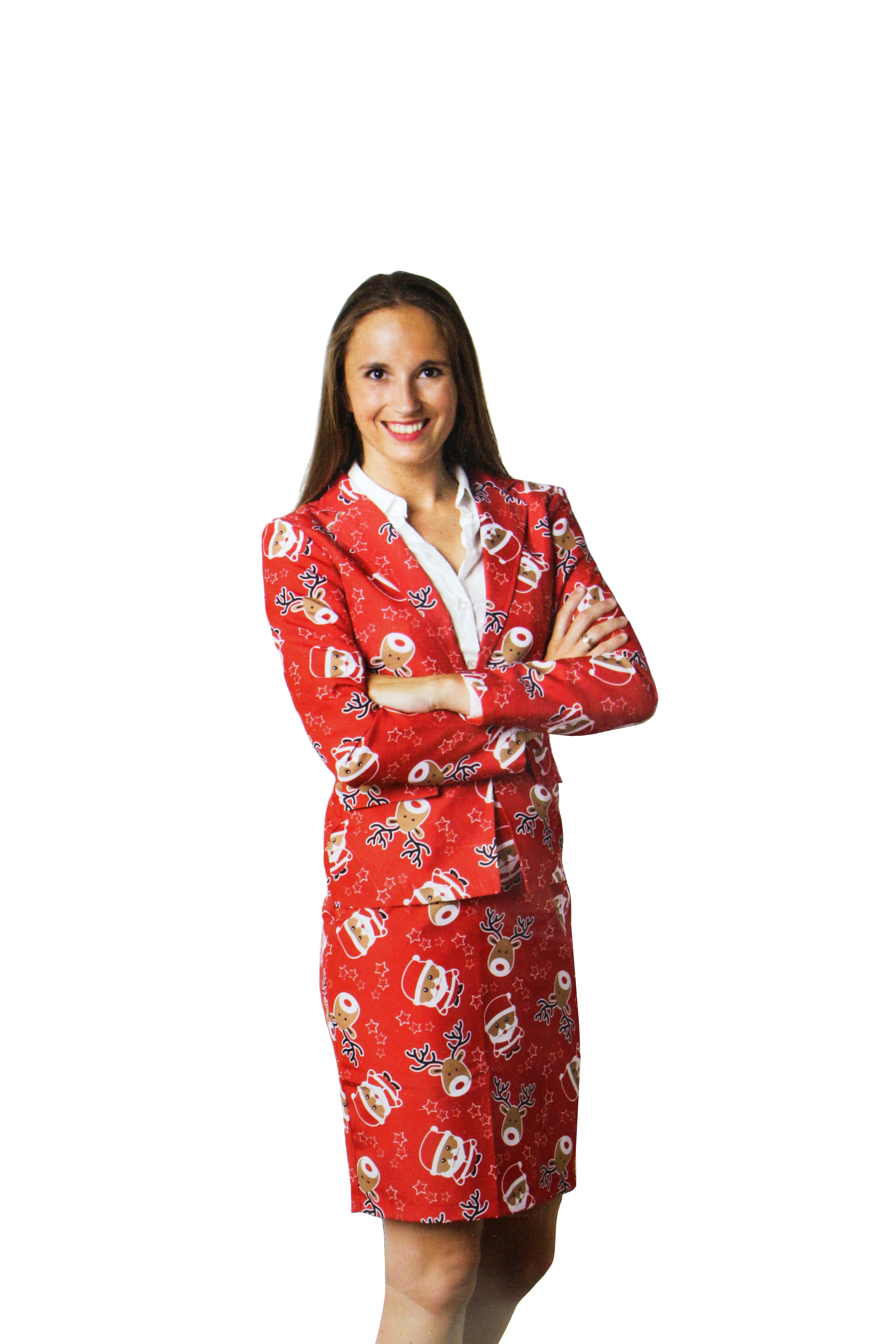 

Женский рождественский костюм Partymix S красный-разноцветный K23-550016