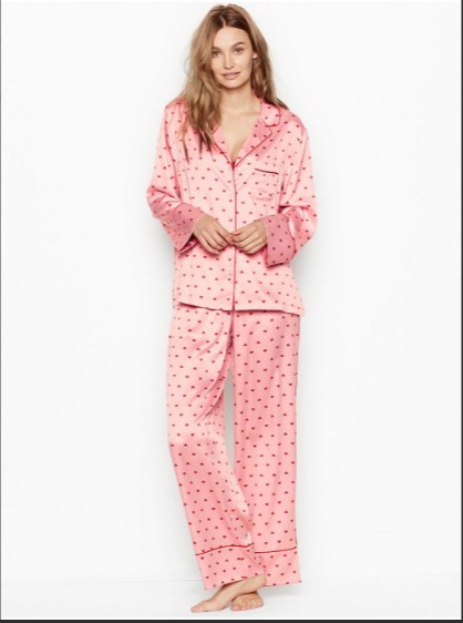

Пижама Victoria's Secret Afterhouse Pink Hearts M