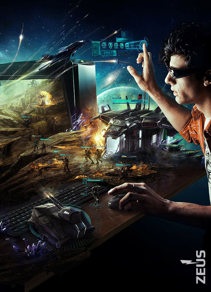 

Фотообои для геймерской комнаты, Gamer, 184x254