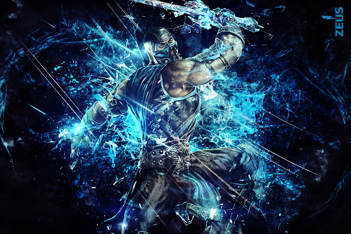 

Фотообои для геймерской комнаты, Sub Zero, 368x254