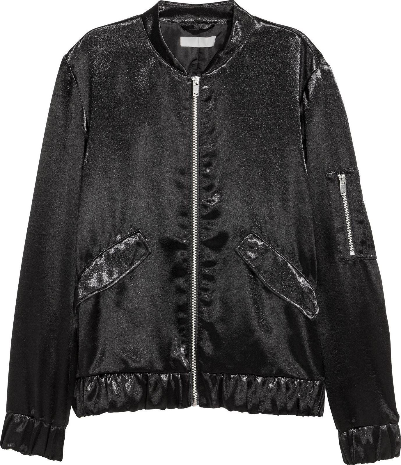 

Бомбер H&M 4304324  Черный, Бомбер H&M 4304324 36 Черный