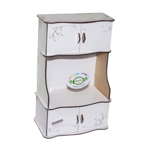 

Буфет деревянный BigEcoToys (дверцы открываются) Б23 3200463