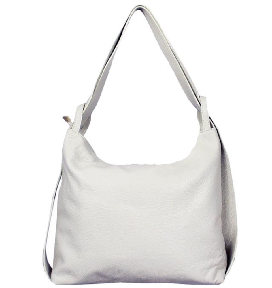 

Женская кожаная сумка-рюкзак Italian Bags DB7077 white