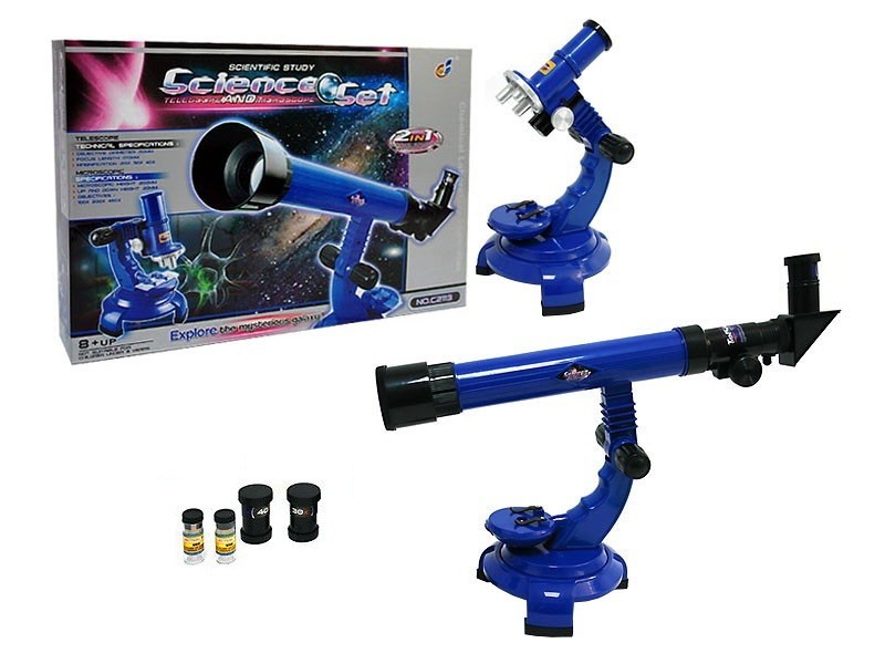 

Детский телескоп и микроскоп Huada Toys набор 2 в 1 (C2113)
