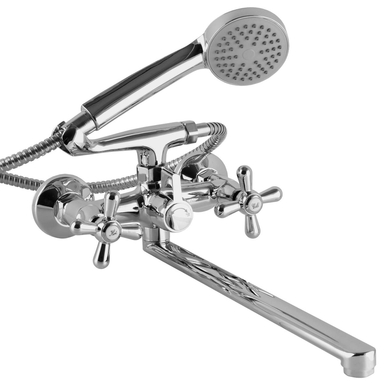

Смеситель кран для ванны DOMINO DBF-229-35F-SHARM, L-350, EURO