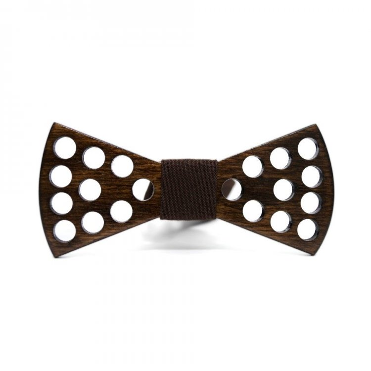 

Галстук Бабочка Gofin wood с Отверстиями 11.5 x 4.5 см Дерево GBDH-8150 5285487