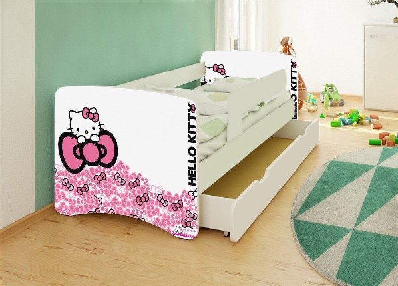 

Дитяче ліжко для дівчинки Happy Baby Хелло Кітті (2) 80*170