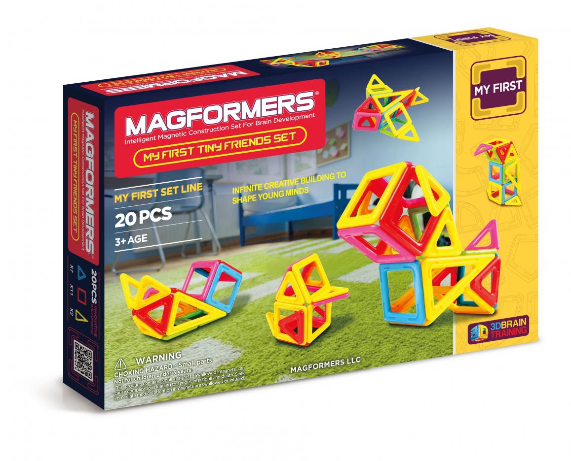 

Магнитный конструктор Маленькие друзья, 20 эл., Magformers