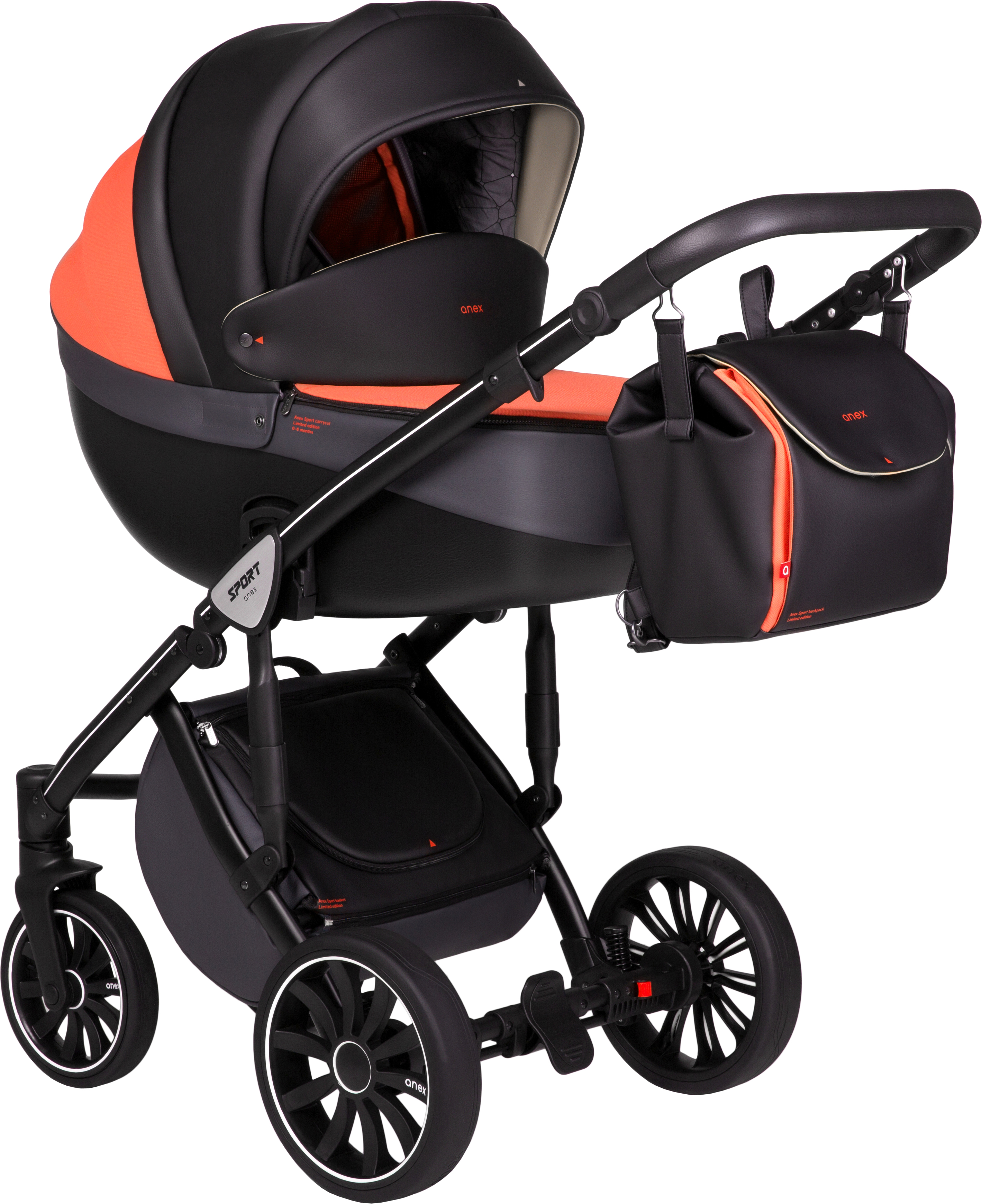 

Универсальная коляска 2 в 1 Anex Sport Discovery Edition SE06 Black form (5902280012979)