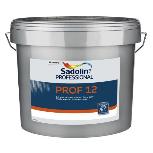 

Краска для стен и потолков Sadolin Prof 12 10 л