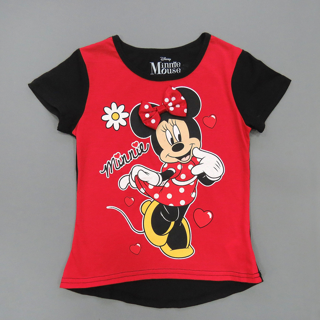 

Футболка Minnie Mouse Disney для девочки 110 см Красная с черным 9615