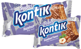 Акция на Упаковка печенья Konti Супер-Контик с фундуком молочный 72 х 50 г (4823012266044) от Rozetka UA