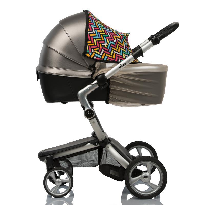

Двойной солнцезащитный козырек на коляску с бежевой москитной сеткой Color Must Have Shade (DR-3473370)