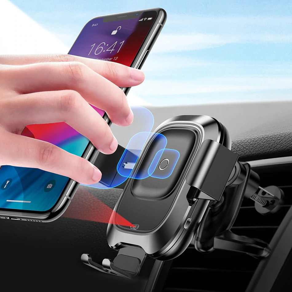 

Автомобильное беспроводное зарядное устройство Baseus Wireless Car Charger