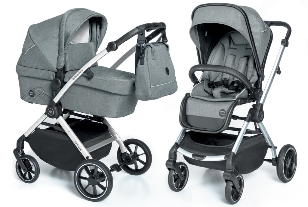 

Коляска Baby Design SMOOTH 07 GRAY