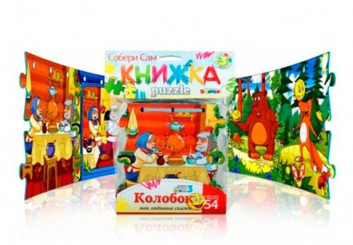

Книжка-пазл Колобок, Бомик