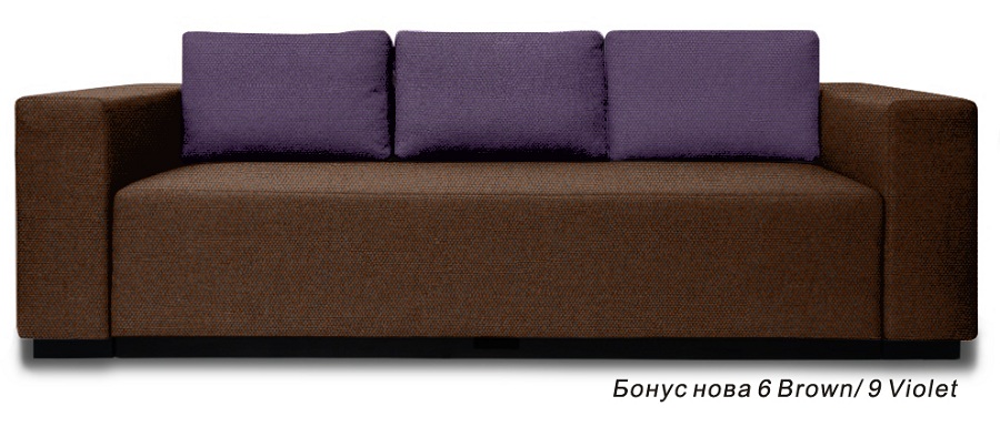 

Диван Энцо 06 Браун, 09 Виолет Crocus