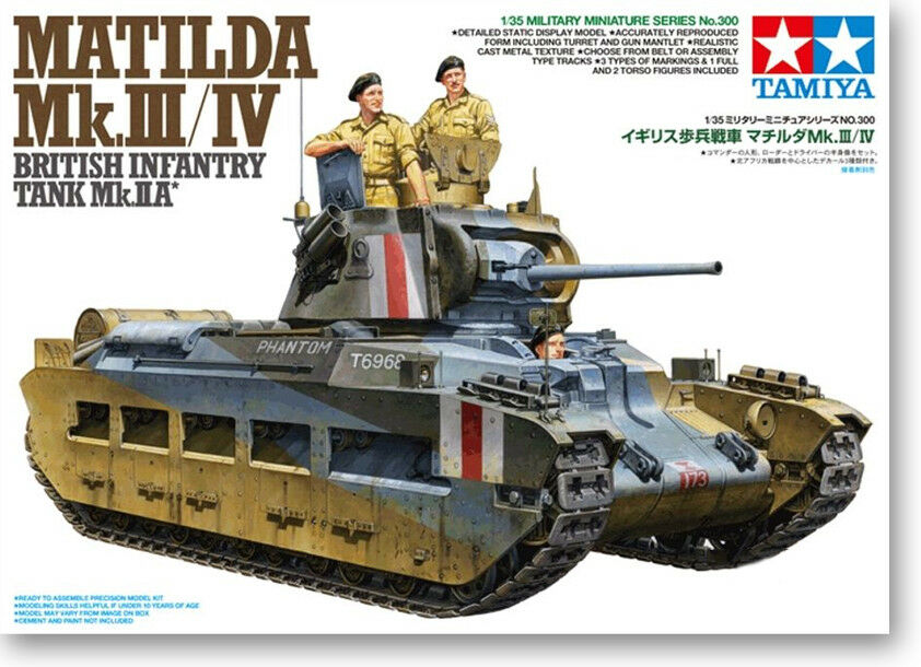 

Сборная модель TAMIYA British Infantry Tank Matilda Mk.III/IV (35300)