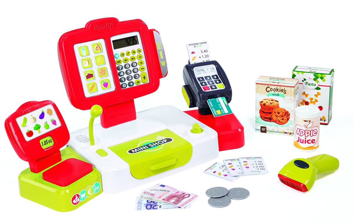 

Игровой набор SMOBY Касса электронная красная (3032163501077)