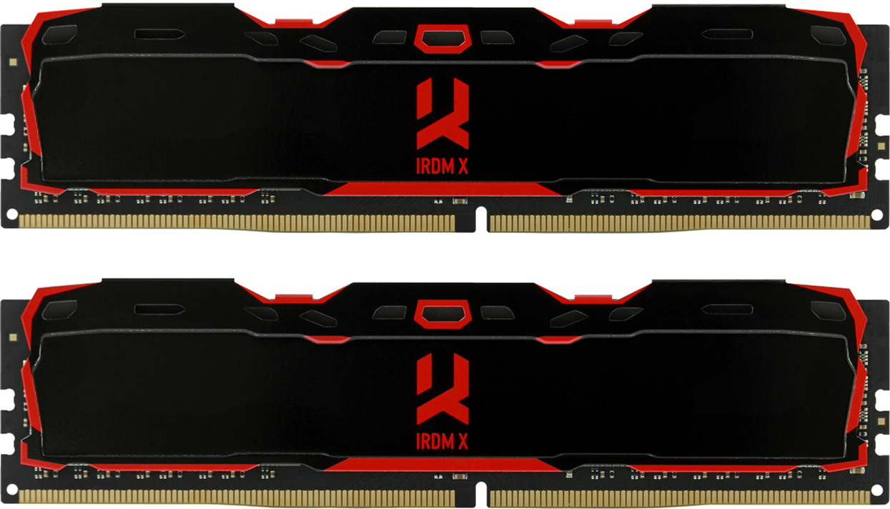 

Оперативная память Goodram DDR4-3000 8192MB PC4-24000 (Kit of 2x4096) IRDM X Black (IR-X3000D464L16S/8GDC)