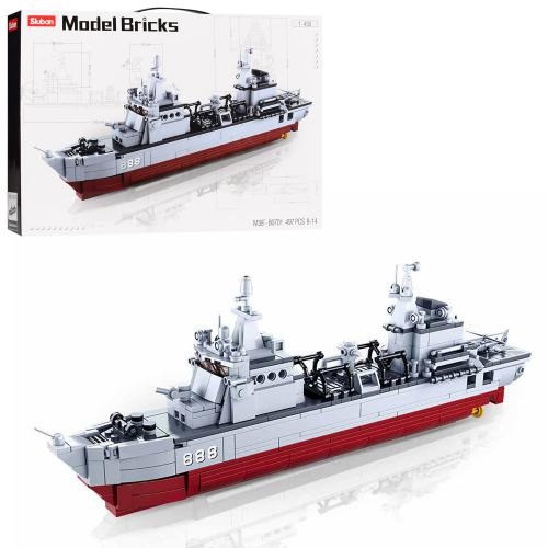 

Конструктор Военный корабль SLUBAN M38-B0701