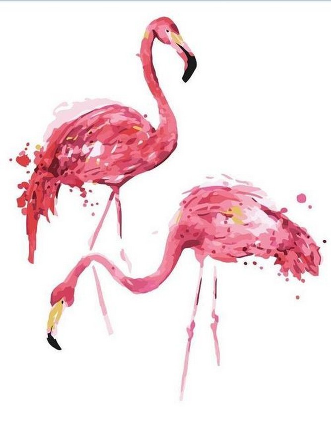 

Картина по номерам 40х50 Пара фламинго (G472) (0098-82)