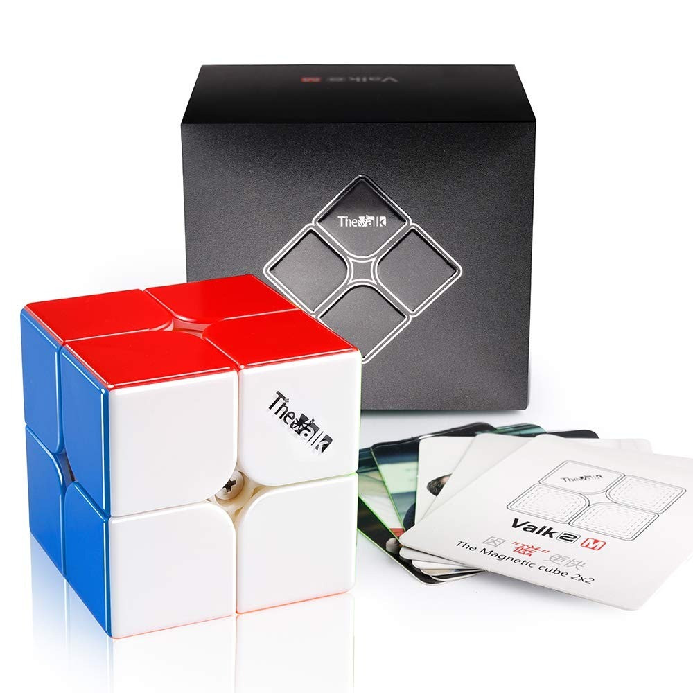 

Кубик Рубика 2x2 Qiyi Mofangge The Valk 2M Цветной пластик без наклеек