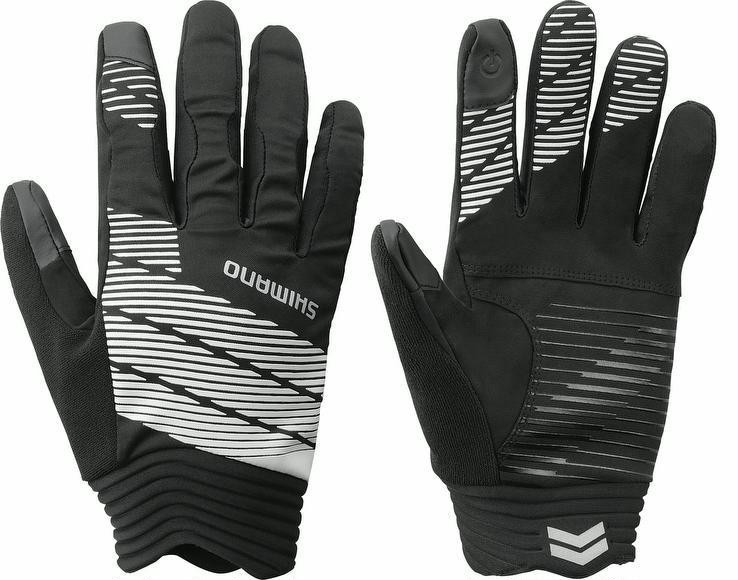

​Велоперчатки демисезонные мужские Shimano Thin Windbreak черные L