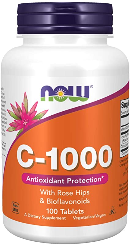 

Витамины NOW Vitamin C-1000 with rose Hips 100 tab