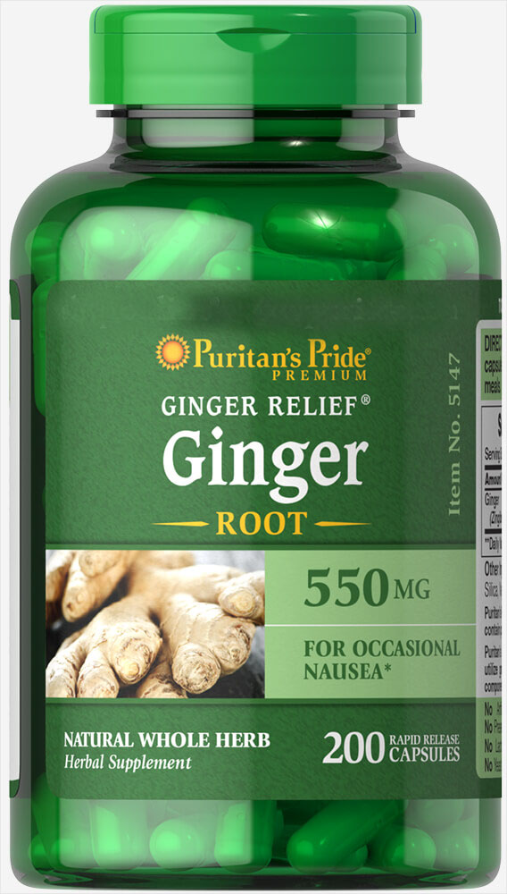 

Специальный продукт Puritan's Pride Ginger Root 550 mg 200 капсул (4384301570)